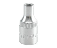TOYA Kratki 6-kraki nasadni ključ 1/4" 7 mm, srebrni